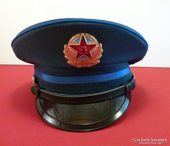 Chinese military aviator plate cap. In very nice condition