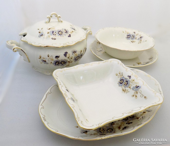 Zsolnay cornflower dinner set (zal-r77515)