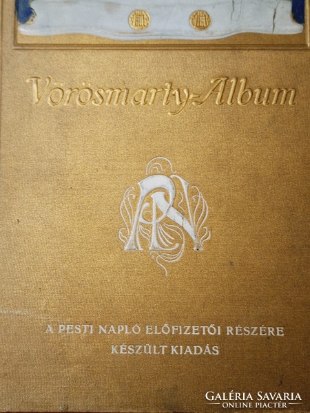 RRR!!! 1903-LÁNDOR-  VÖRÖSMARTY ALBUM A PESTI NAPLÓ ELŐFIZETŐINEK-ZICHY MIHÁLY!!!   -restaurált