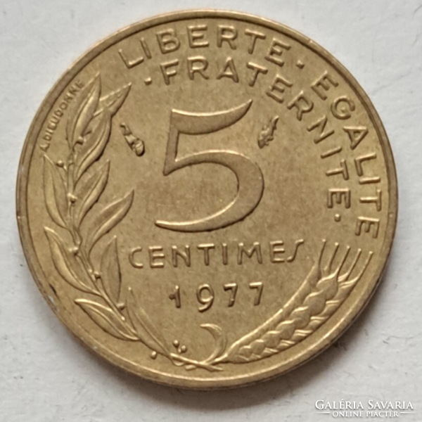 1977. France 5 centimes (281)