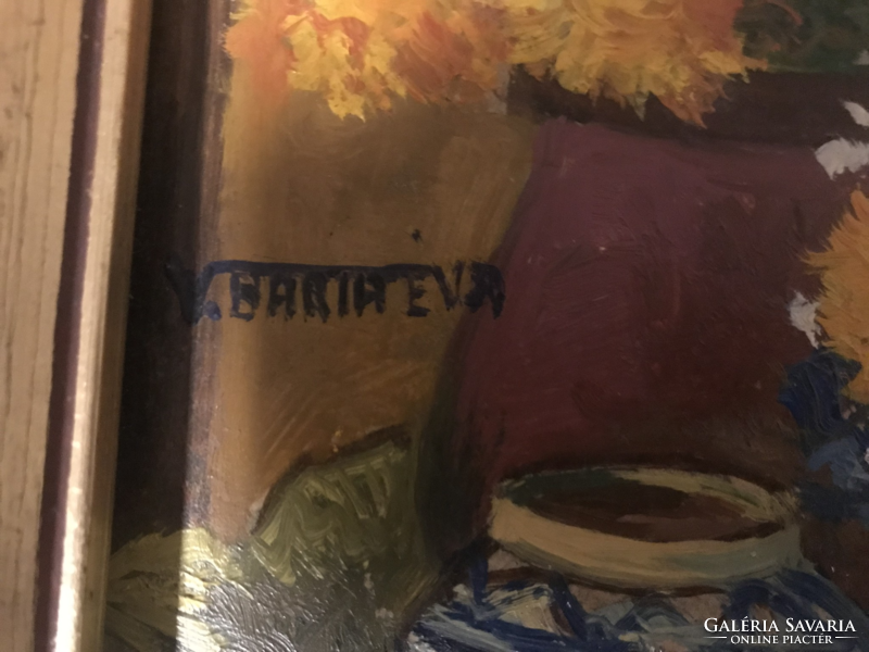 Barta Éva: Virág csendélet festmény