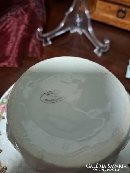 Csehszlovák régi porcelán teás csésze - bögre