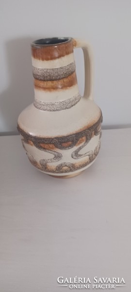 Retro jug vase with handles