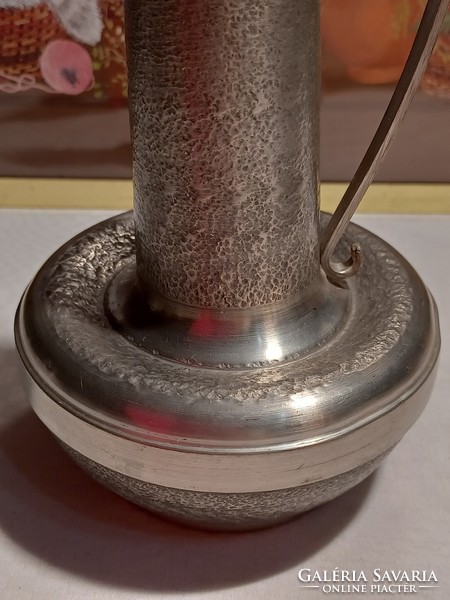 Norwegian applied art pewter vase marked