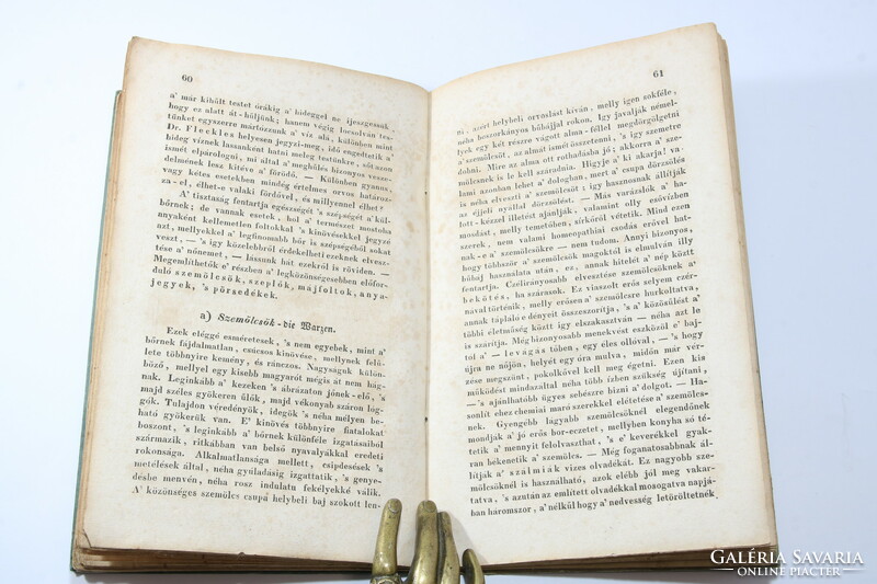 1833 - Pál Kovács - female student - beauty care, raising girls - rare medical book !!