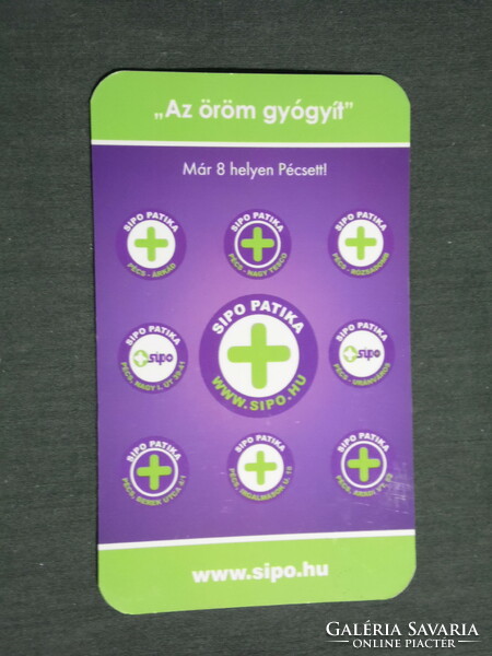 Card calendar, sipo pharmacy, Pécs, 2012, (3)