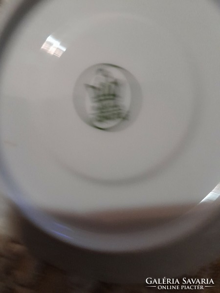Kahla német kávés alátét  tányér sarga