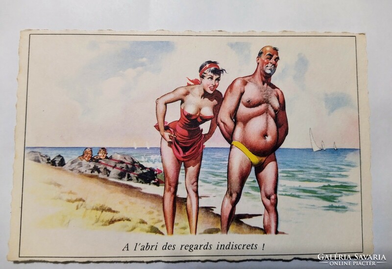 Comic French postcard
