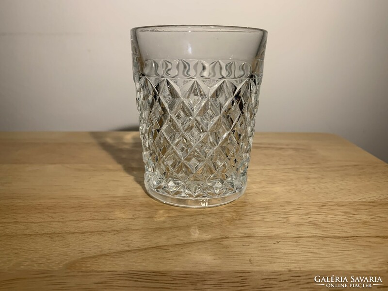 Retro crystal whiskey glass for 1 replacement - whiskey glass with thick walls