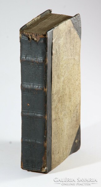 1757 - Vetsei p. István's Hungarian geography - complete - in half-leather binding - rare!