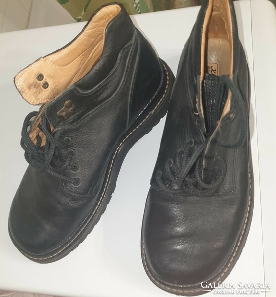 Kapli handmade leather ankle boots, men's size 42