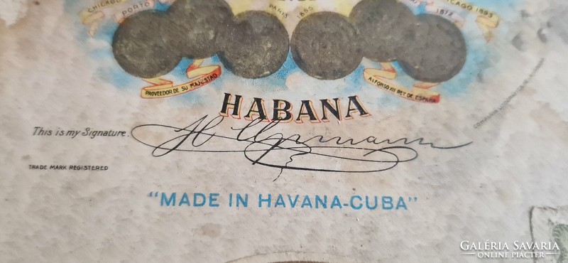 Kubai szivardoboz H.Upmann
