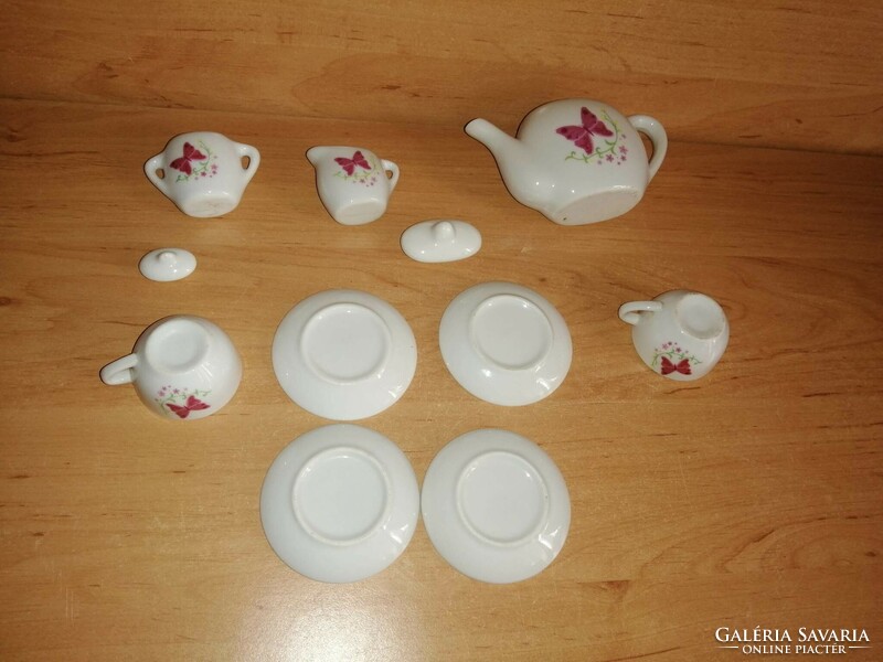 Doll toy porcelain coffee set (b)