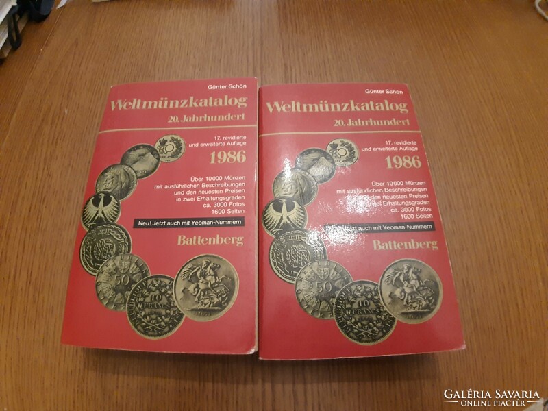 Weltmünzkatalog 1986  2 kötet