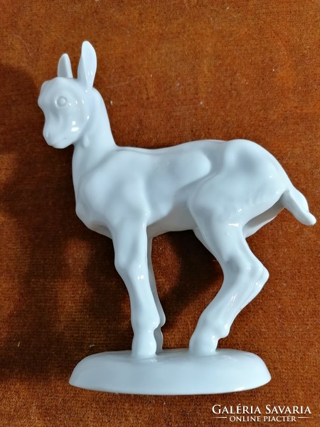 Porcelain donkey, volkstedt