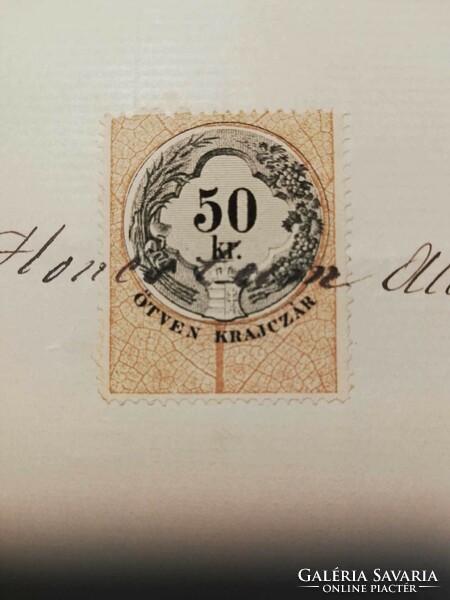 ZA393.4 Régi dokumentum Budapest 1885 -Fenyvesi Sándor -Jozefa Zeiler - Leonardus Lollok  aláírása