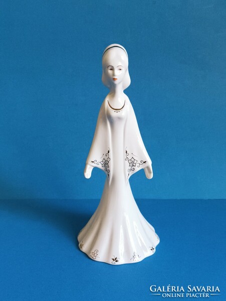 Aquincum Hófehérke Menyasszony Porcelán Figura