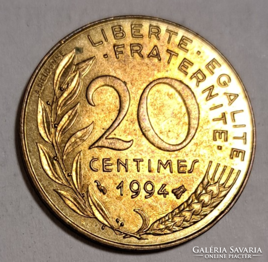 1994 Franciaország 20 Centimes