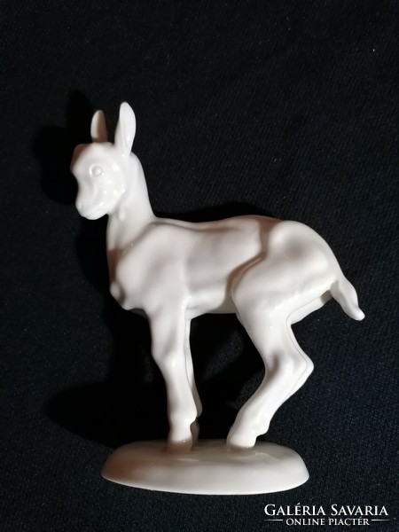 Porcelain donkey, volkstedt