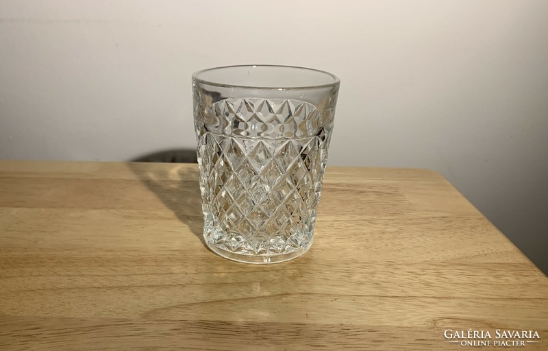 Retro crystal whiskey glass for 1 replacement - whiskey glass with thick walls