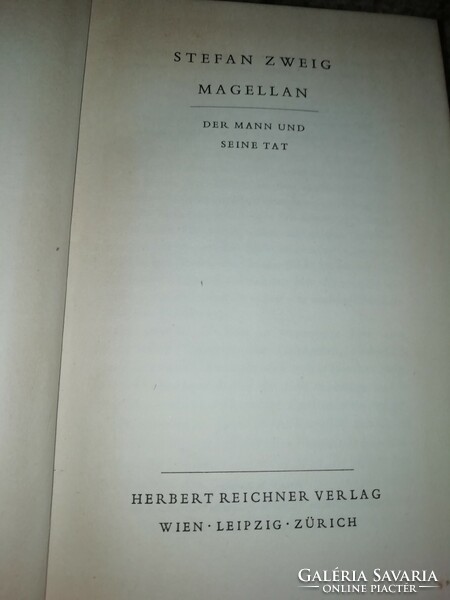 Első kiadás Stefan Zweig Magellan