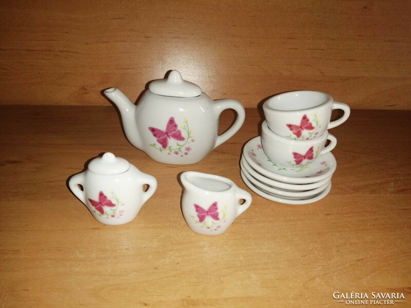 Doll toy porcelain coffee set (b)