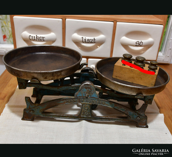 Antique scales, scale, refurbished