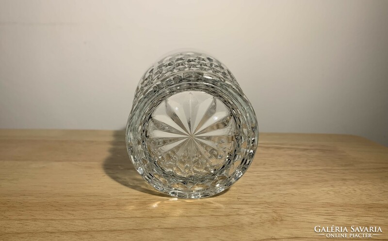 Retro crystal whiskey glass for 1 replacement - whiskey glass with thick walls