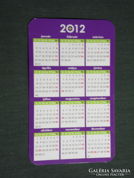 Card calendar, sipo pharmacy, Pécs, 2012, (3)