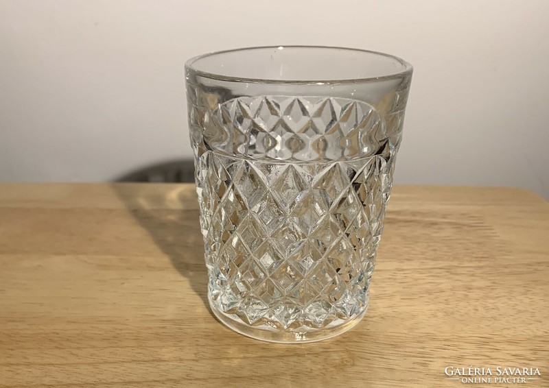 Retro crystal whiskey glass for 1 replacement - whiskey glass with thick walls