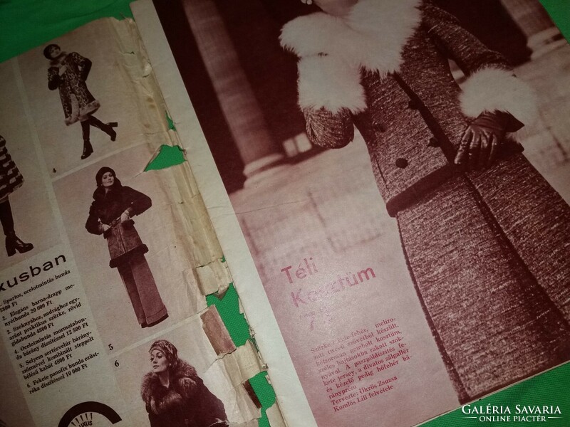 This fashion newspaper magazine is old, 1973.11. Issue and 1977. 4. Issue + appendix 2 in one, according to the pictures