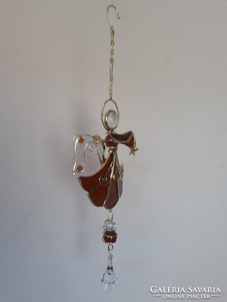 Handmade angel Christmas ornament, can be hung, 45 cm