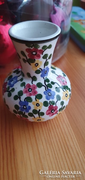 Antik Majolika kis váza