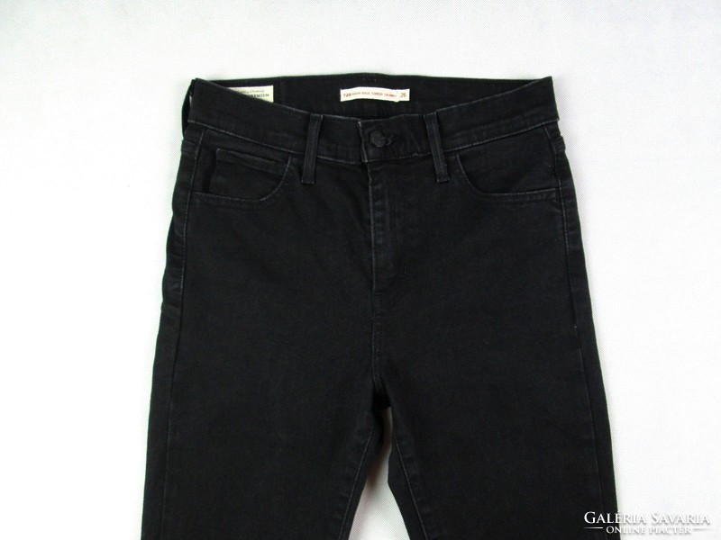 EREDETI LEVIS 720 HIGH RISE SUPER SKINNY (W26) NŐI MAGAS DEREKÚ SZTRECCSES FARMER