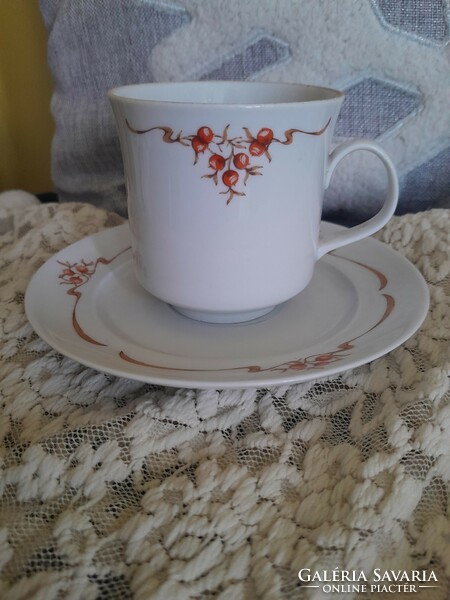 Alföldi rosehip cup with plate