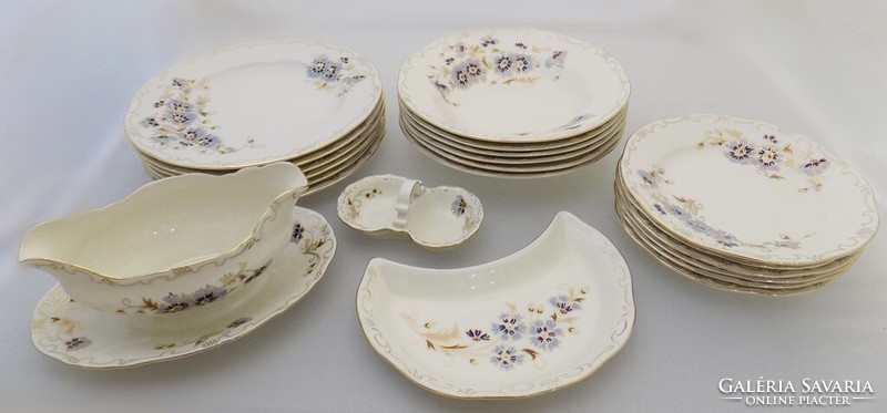 Zsolnay cornflower dinner set (zal-r77515)