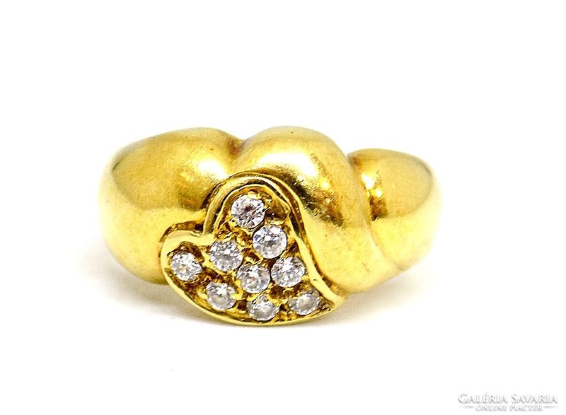 Köves arany gyűrű (ZAL-Au121090)