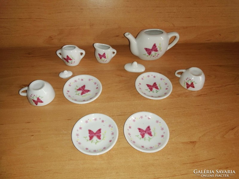 Doll toy porcelain coffee set (b)