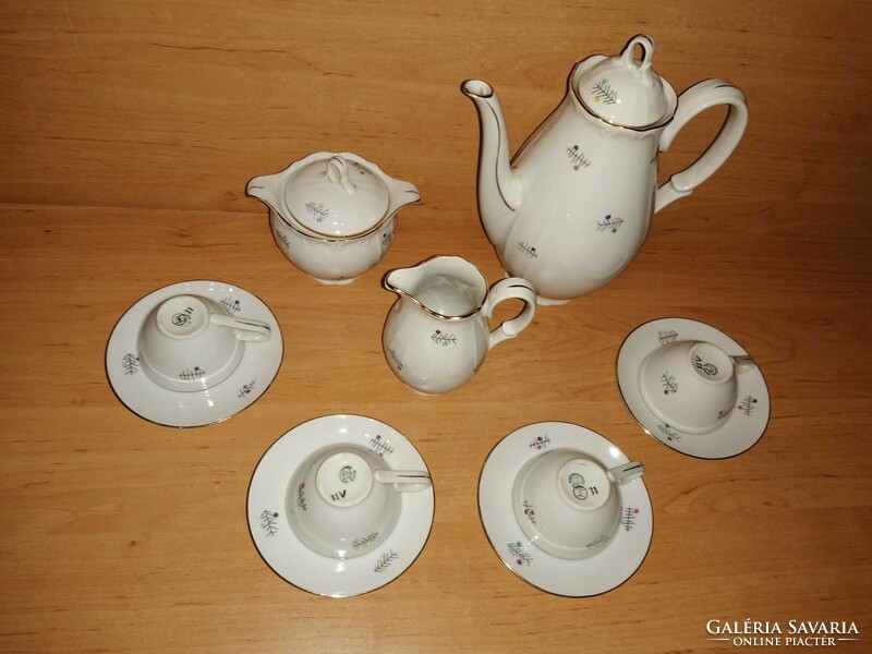 Czech porcelain coffee set for 4 (31/d)