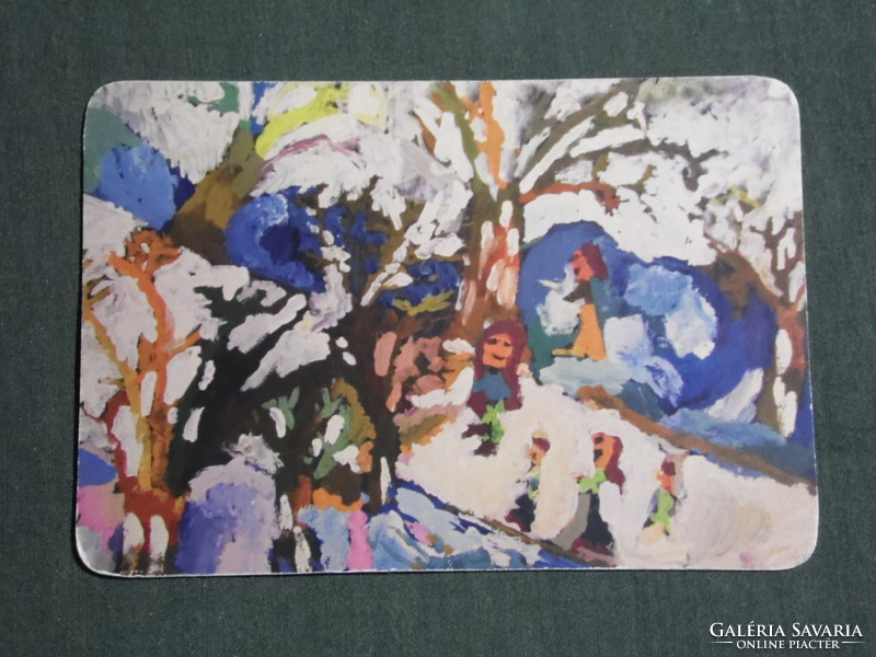 Card calendar, Szent Mór general vocational secondary school, Pécs, graphic artist, children's drawing, 2010, (3)