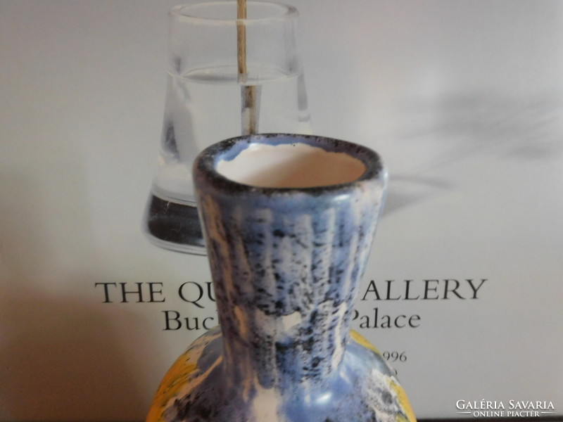 Retro Hungarian ceramic vase with 