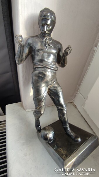 Wmf plastic surgery, soccer player xx. No. From the front, silver-plated pewter