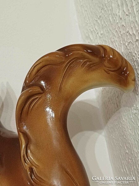 Royal dux nagy porcelán mókus 25 cm