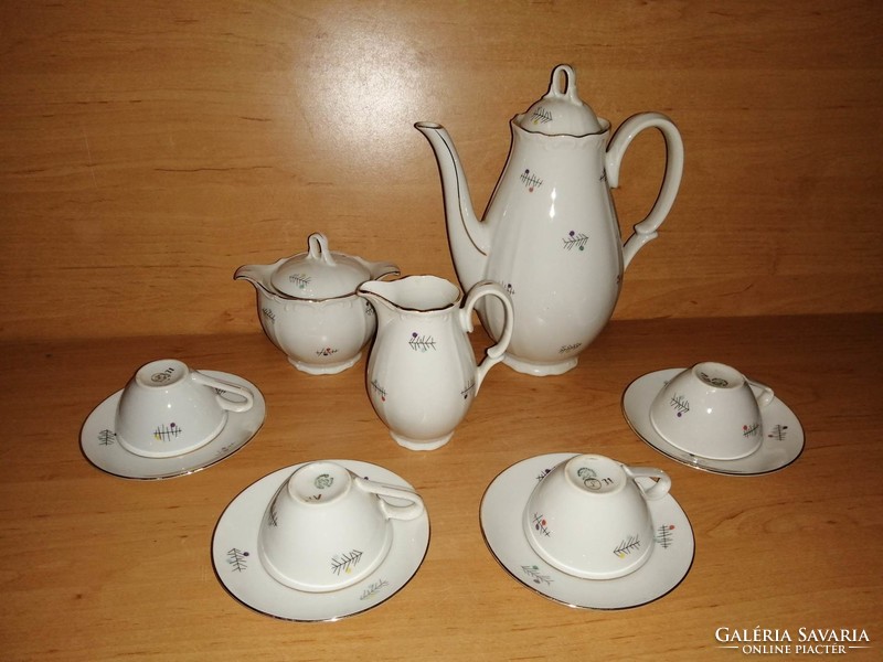 Czech porcelain coffee set for 4 (31/d)