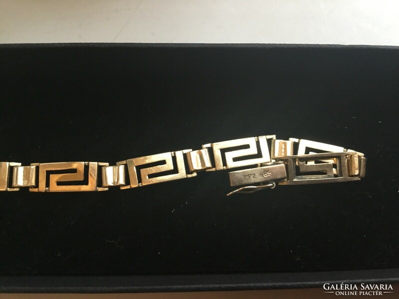 Gold women's bracelet