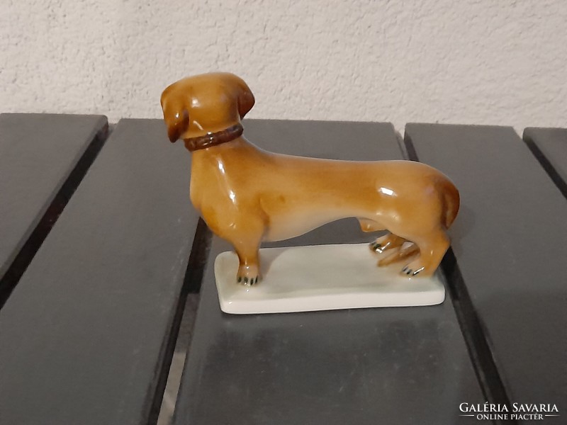 Nice Zsolnay dachshund dog