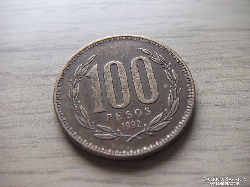 100 Pesos 1992 Chile