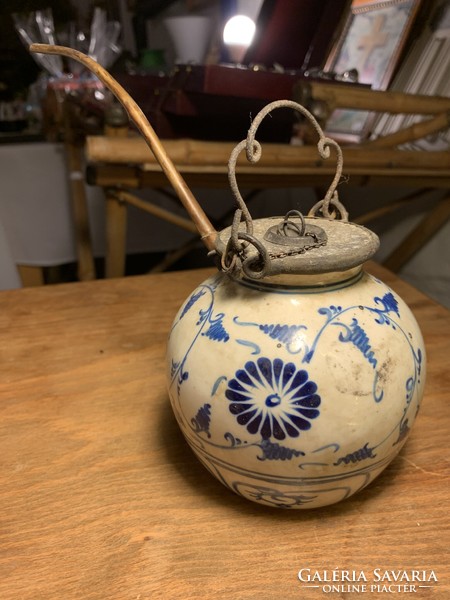 Chinese ceramic opium pipe