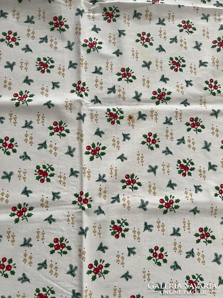 Textile effect Christmas tablecloth 150x129 cm can be cut!
