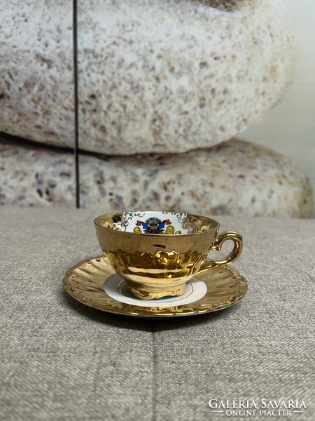 Bareuther waldsassen Bavarian German porcelain richly gilded tea cup a66